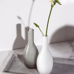 Vase BEAUTY 18 cm grau