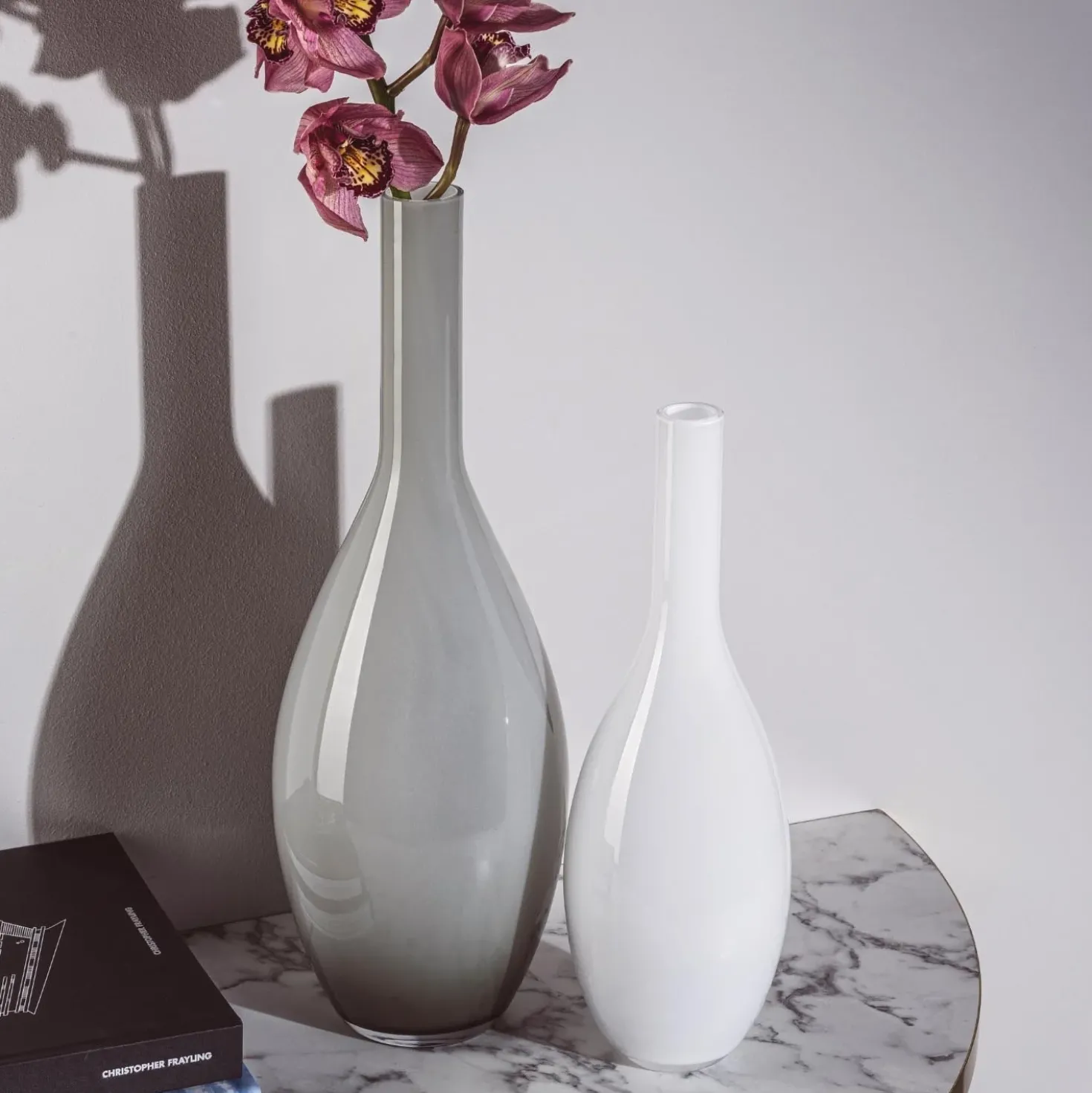 Vase BEAUTY 39 cm weiß