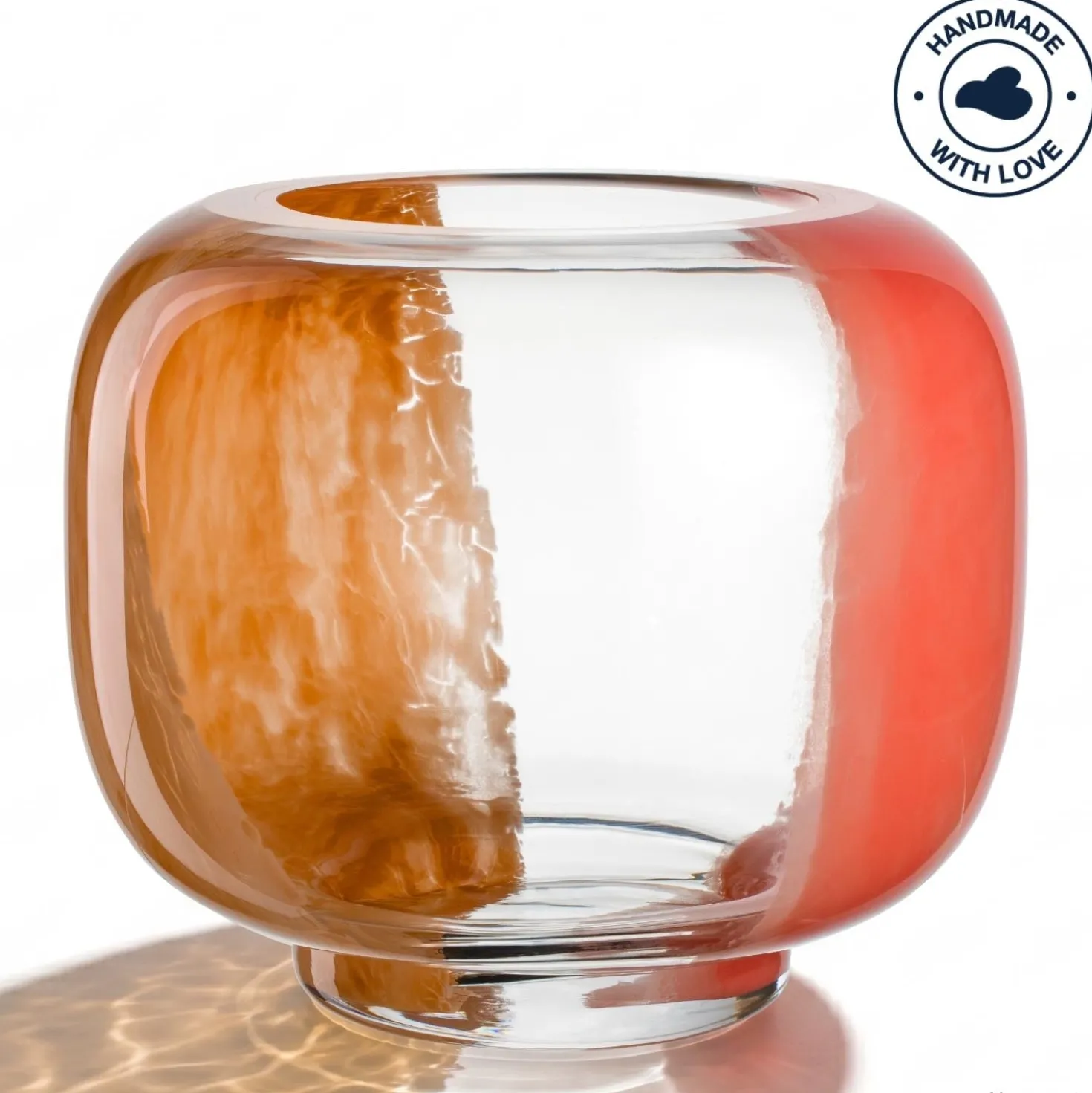 Vase CIPRIA DUE 26 cm apricot/lachs