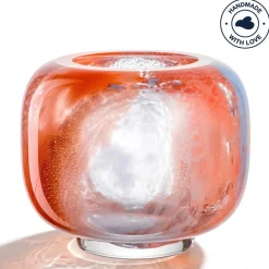 Vase CIPRIA DUE 20 cm orange/blau