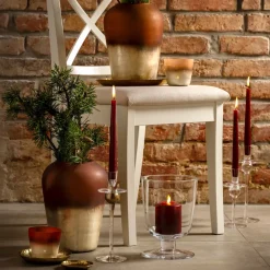 Vase 27 cm burgund CAPANNA