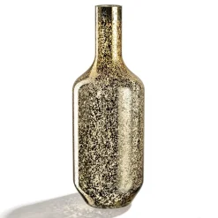 Vase 50 cm gold gesprenkelt MILANO