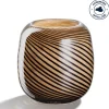 Vase FILO COLORI 16 cm braun