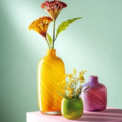 Vase FILO COLORI 10 cm grün