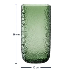 Vase MARTELLO 29 cm grün
