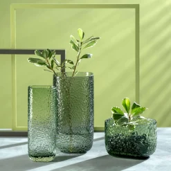 Vase MARTELLO 13 cm grün