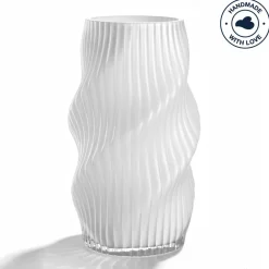 Vase VERDI 30 cm weiß