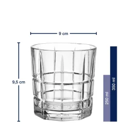 Whiskyglas D.O.F. SPIRITII NOVA 350 ml 4er-Set